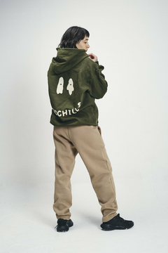 BASIC HOODIE ARMY GREEN - GOODCHILLS.