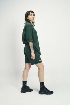 SHORT OVERSIZE VERDE - tienda online