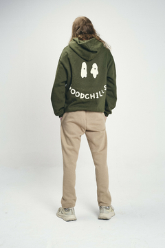 BASIC HOODIE ARMY GREEN - tienda online