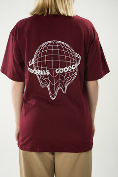 REMERA WORLDCHILLS BORDO - GOODCHILLS.