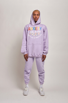 HOODIE ANXIETY LILA - comprar online