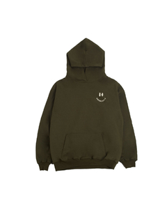 BASIC HOODIE ARMY GREEN - comprar online