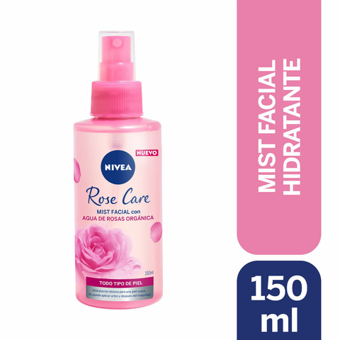Nivea Rose Care Mist Facial Hidratante X150ml