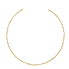 Choker Aro Canutilho Banhado ouro 18k - comprar online