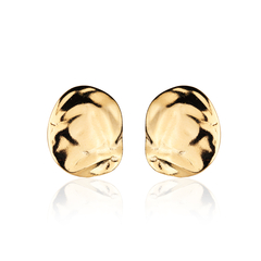 Brinco Organico Banhado a Ouro 18k - comprar online