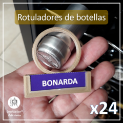 Rotulador identificador de botellas