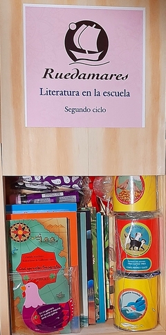 Caja Literatura en la escuela para Segundo Ciclo con selección