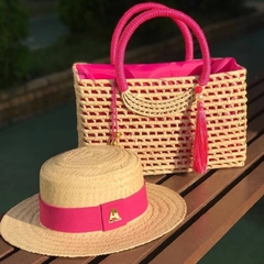 kit bag + chapeu (PINK)