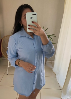 Chemise azul bebê na internet