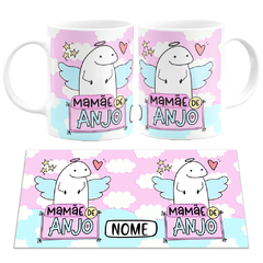 Caneca Flork Bento Mamãe de Anjo - Mai Personalizados