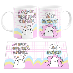 Caneca Flork Bento O Amor Pelos Filhos é Infinito Já a Paciência