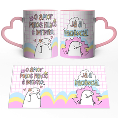 Caneca Flork Bento O Amor Pelos Filhos é Infinito Já a Paciência na internet