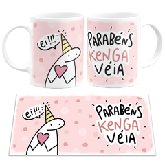 Caneca Flork Bento Aniversário Vários Modelos 325 ML