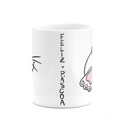 Caneca Coelhinho Feliz Páscoa - Mai Personalizados