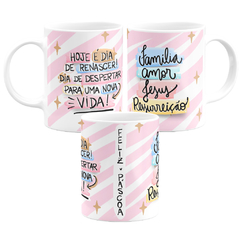 Caneca Páscoa Hoje É Dia de Renascer - comprar online