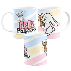 Caneca Feliz Páscoa Colors - comprar online