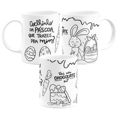 Caneca Coelhinho da Páscoa o Que Trazes Pra Mim - comprar online