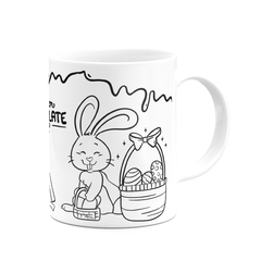 Caneca Coelhinho da Páscoa o Que Trazes Pra Mim - loja online