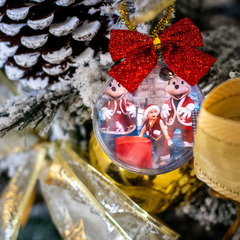 Bolinha de Natal em Acrílico com Foto - KIT COM 6 ou UNIDADE - comprar online