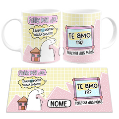 Caneca Flork Bento Feliz dia do É Tudo Eu Dentro de Casa - Mai Personalizados