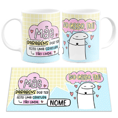 Caneca Flork Bento Mãe Parabéns Por Ter Feito Uma Criatura Tão Linda - Mai Personalizados