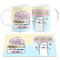 Caneca Flork Bento Mãe Parabéns Por Ter Feito Uma Criatura Tão Linda