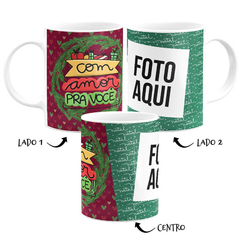 Caneca Com Amor Pra Você com Foto