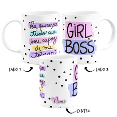 Caneca Girl Boss com Nome - comprar online