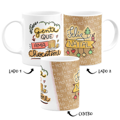 Caneca Gente Que Ama Chocotone Feliz Natal