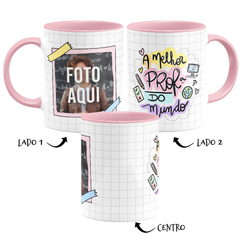 Caneca A Melhor Professora do Mundo com Foto - comprar online