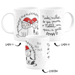 Caneca Natal Gatinhos