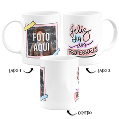 Caneca Feliz Dia dos Professores Colors com Foto - comprar online