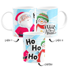 Caneca Ho Ho Ho Feliz Natal Papai Noel