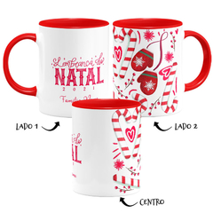 Imagem do Caneca Lembrança do Natal Com Nome da Família