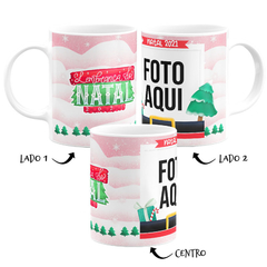 Caneca Lembrança do Natal Com Foto