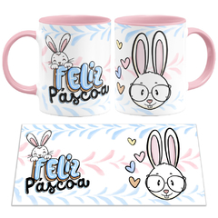 Imagem do Caneca Páscoa Feliz Pascoa Coelho Óculos