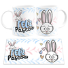 Caneca Páscoa Feliz Pascoa Coelho Óculos