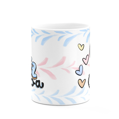 Caneca Páscoa Feliz Pascoa Coelho Óculos - Mai Personalizados