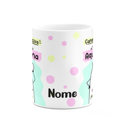 Caneca Flork Bentô Meme Ilustrado Signos Modelos Femininas Personalizada com Nome - comprar online