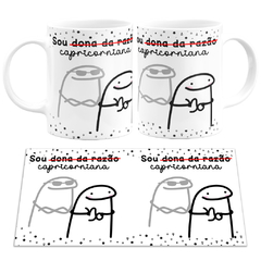 Caneca Flork Meme Signos Modelos Femininas - Mai Personalizados