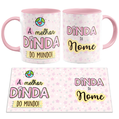 Imagem do Caneca A Melhor Dinda do Mundo com Nome