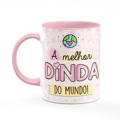 Caneca A Melhor Dinda do Mundo com Nome