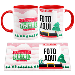 Caneca Lembrança do Natal Com Foto