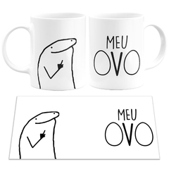 Caneca Flork Meme Meu Ovo