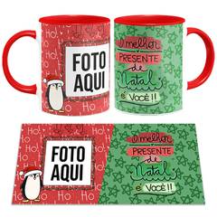 Caneca O Melhor Presente de Natal é Você Com Foto