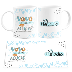 Caneca Vovô é Papai com Açúcar com Nome