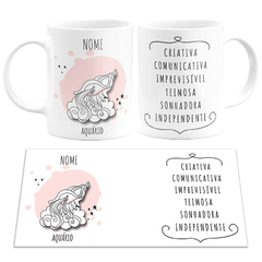 Caneca Coleção Signos Com Nome