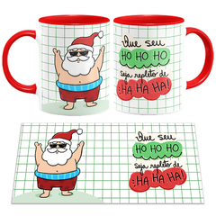 Caneca Papai Noel Verão