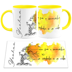 Caneca Yeshua - Eu Sou o Caminho a Verdade e a Vida - Colors