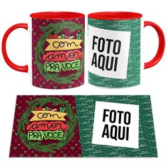 Caneca Com Amor Pra Você com Foto